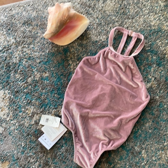 2 For $15 Sauipe Swim Blush Velvet Swimsuit - Picture 3 of 6